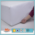 Wholesale White 50/50 Poly Cotton Single Fitted Bed Sheets With Zipper for Hospital Bed